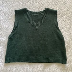 Green Sweater Vest